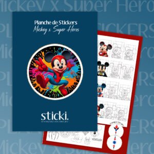 Planche - Mickey x Super Héros