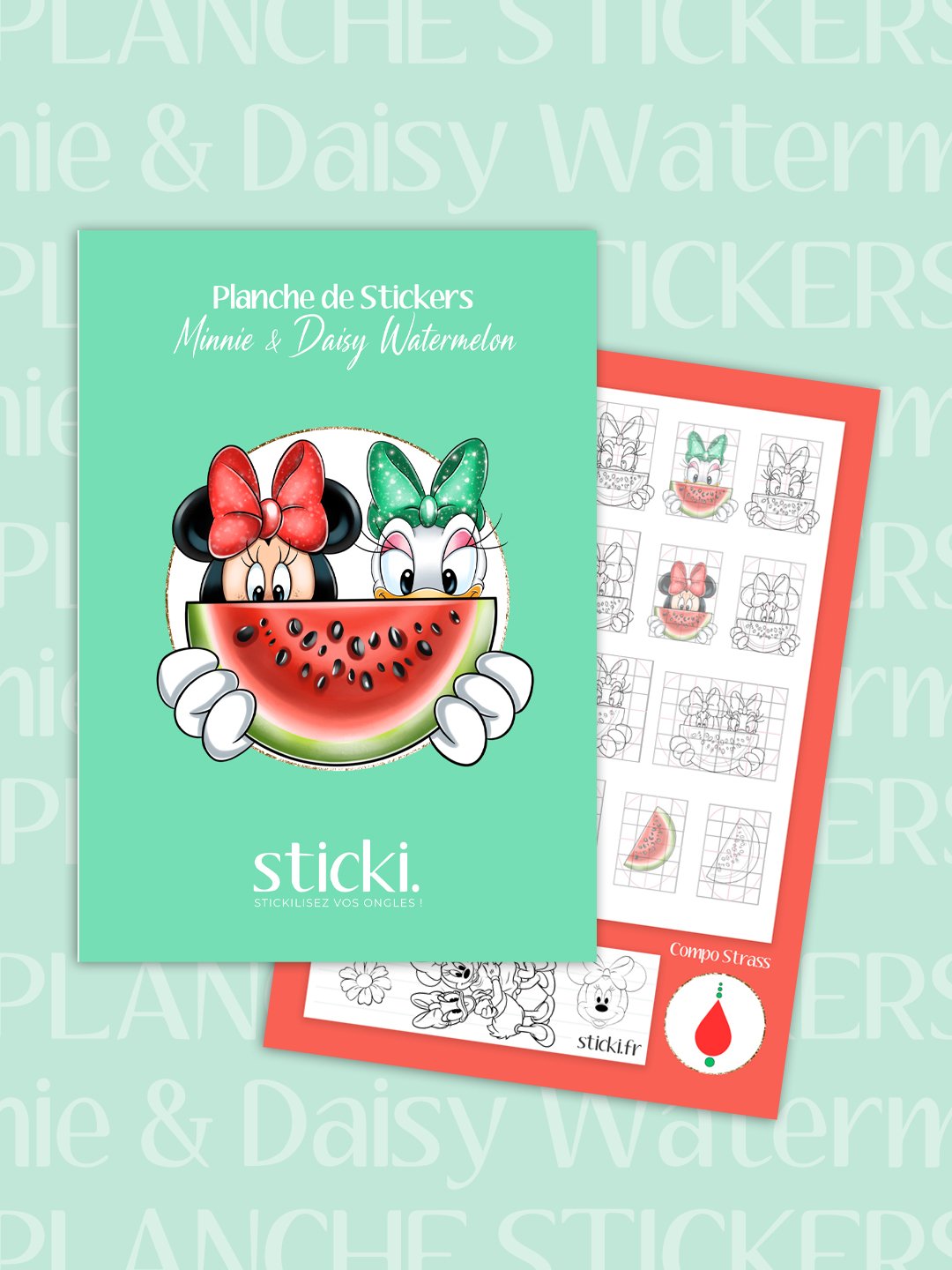 Planche - Minnie & Daisy Watermelon