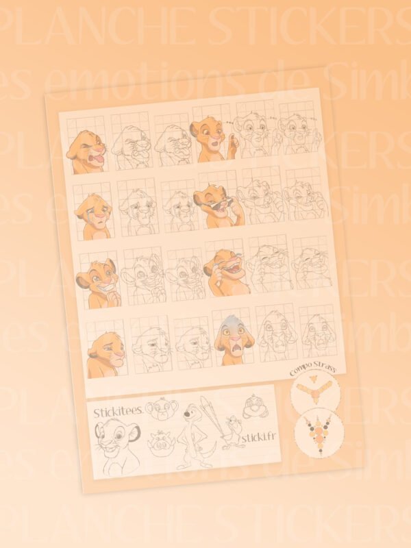 Planche - Les émotions de Simba – Image 2