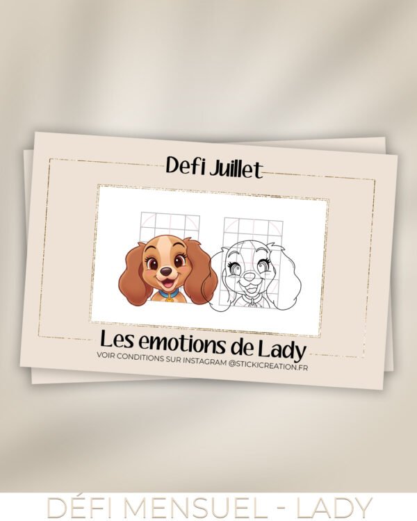 DEFI JUILLET - Les émotions de Lady
