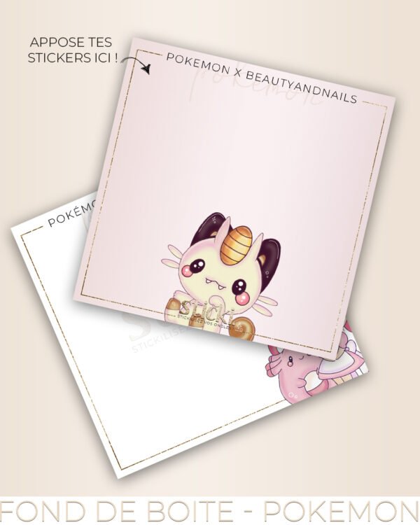 FOND DE BOITE - Pokémon x Beautyandnails