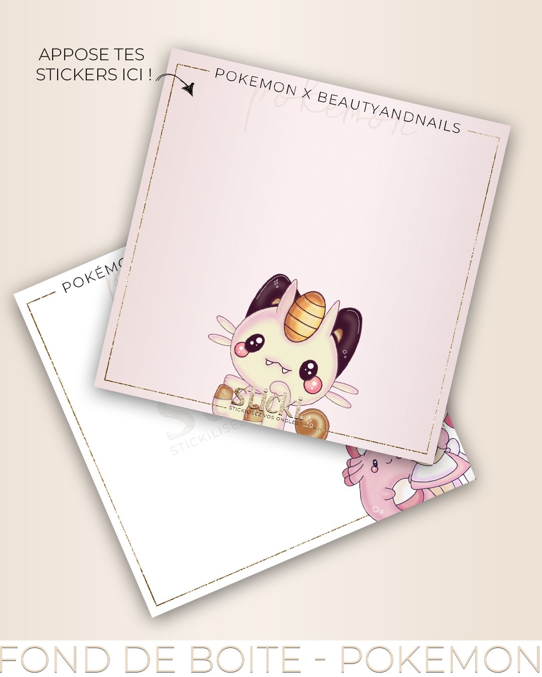 FOND DE BOITE - Pokémon x Beautyandnails