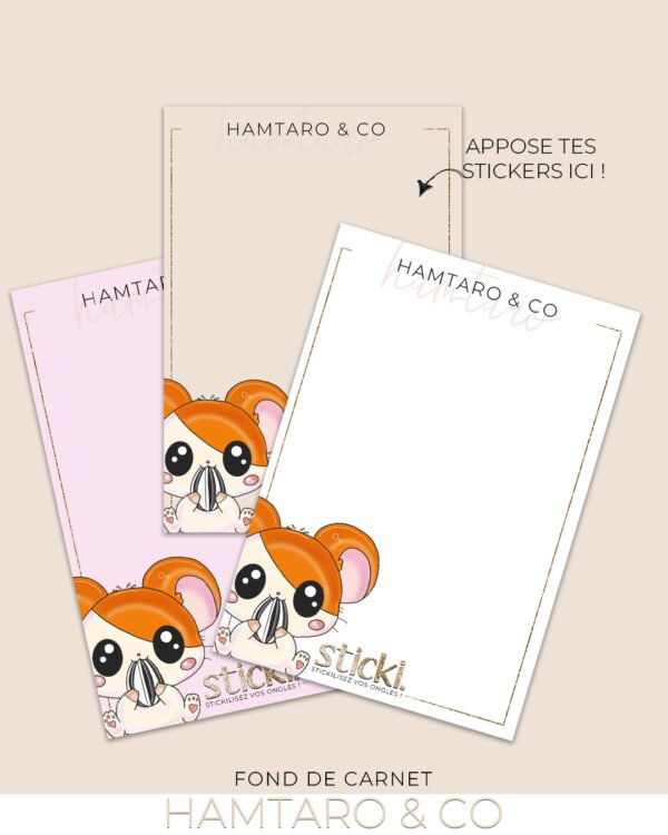 FOND DE CARNET - HAMTARO