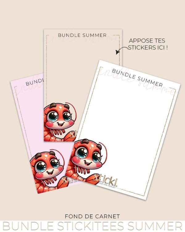 FOND DE CARNET - Bundle Summer