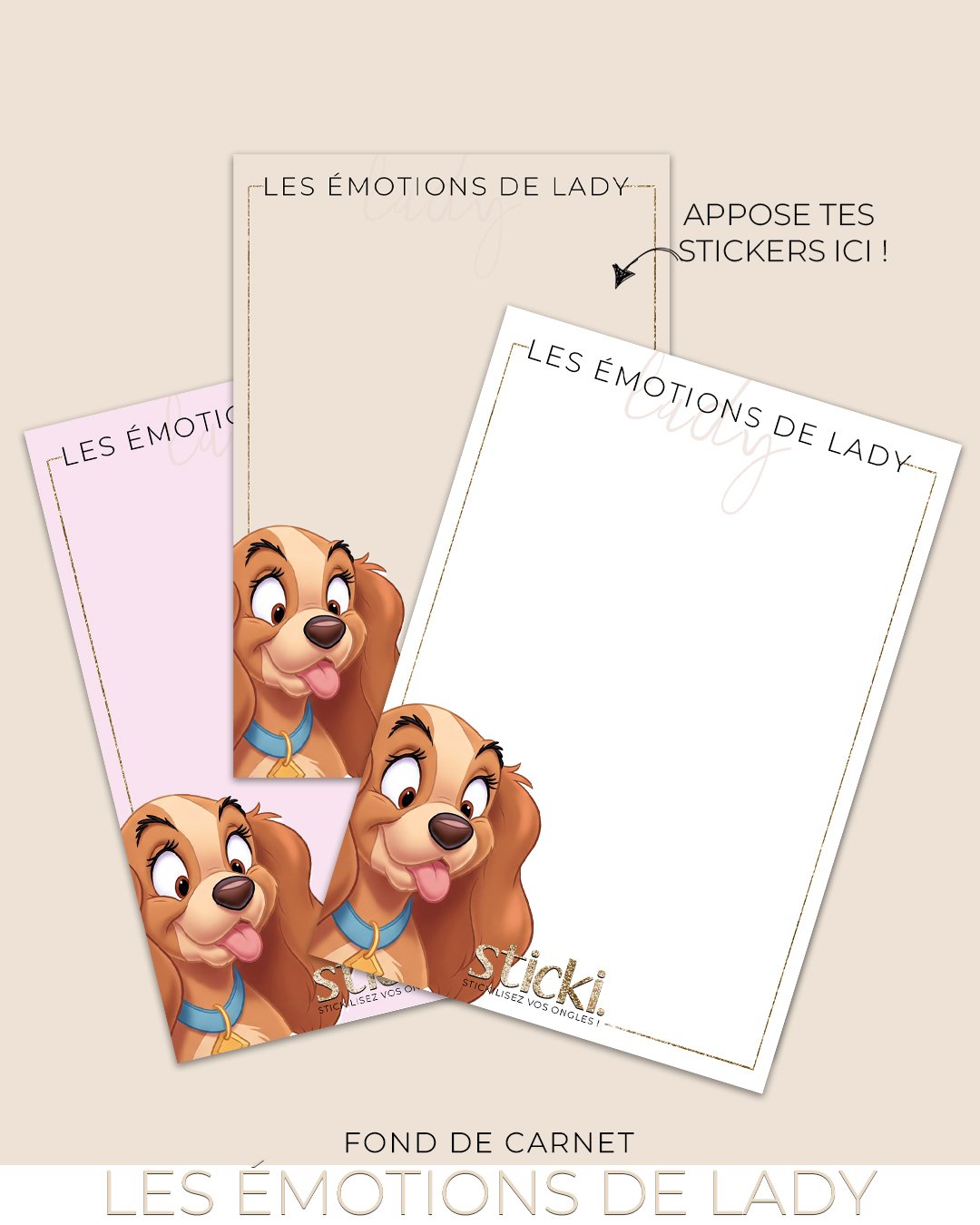 FOND DE CARNET - LADY