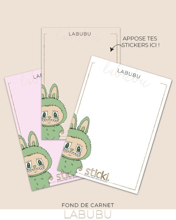 FOND DE CARNET - LABUBU