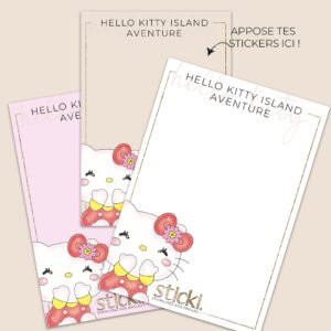 FOND DE CARNET - Hello kitty island aventure
