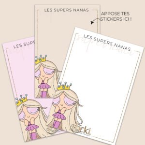 FOND DE CARNET - SUPER NANA