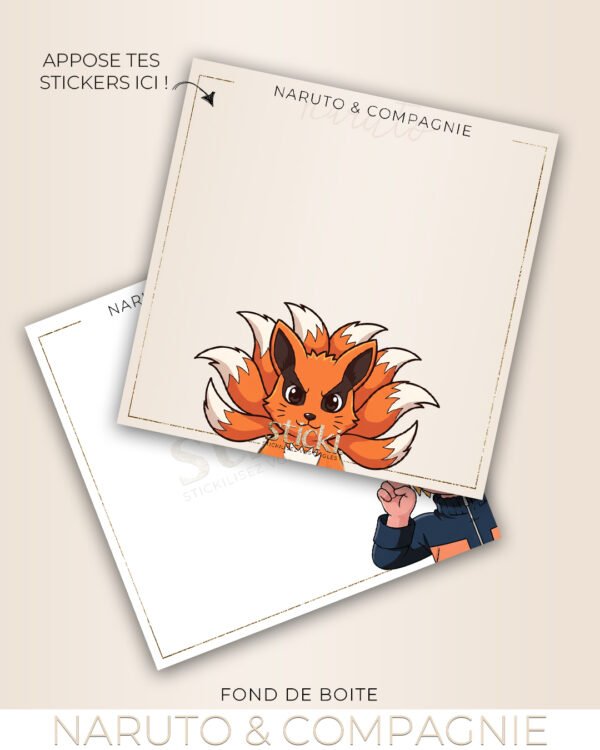 FOND DE BOITE - NARUTO