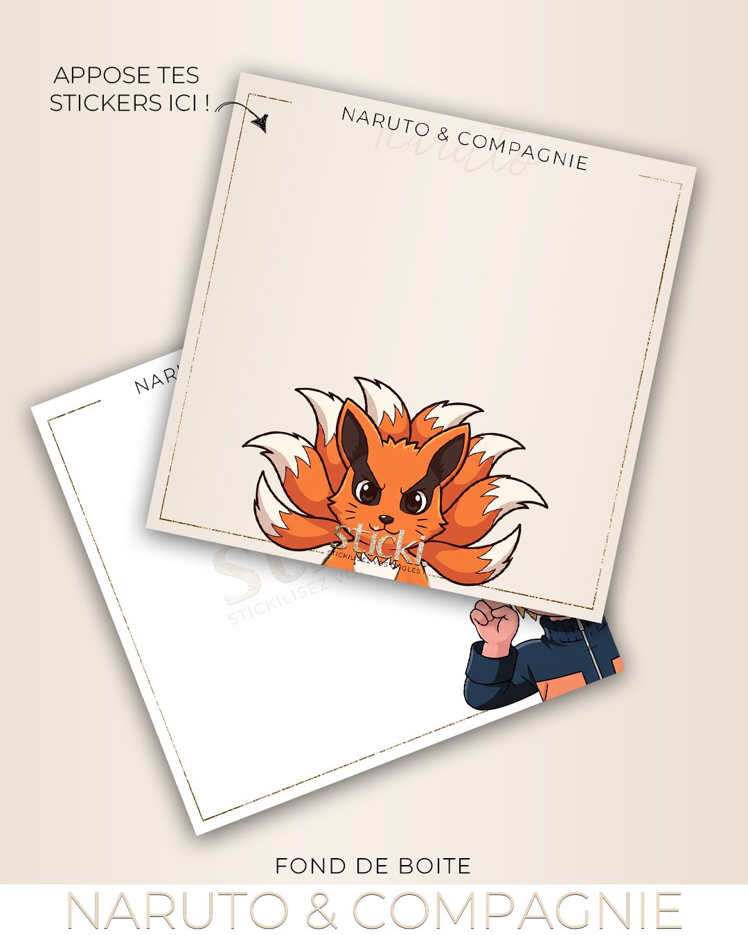 FOND DE BOITE - NARUTO