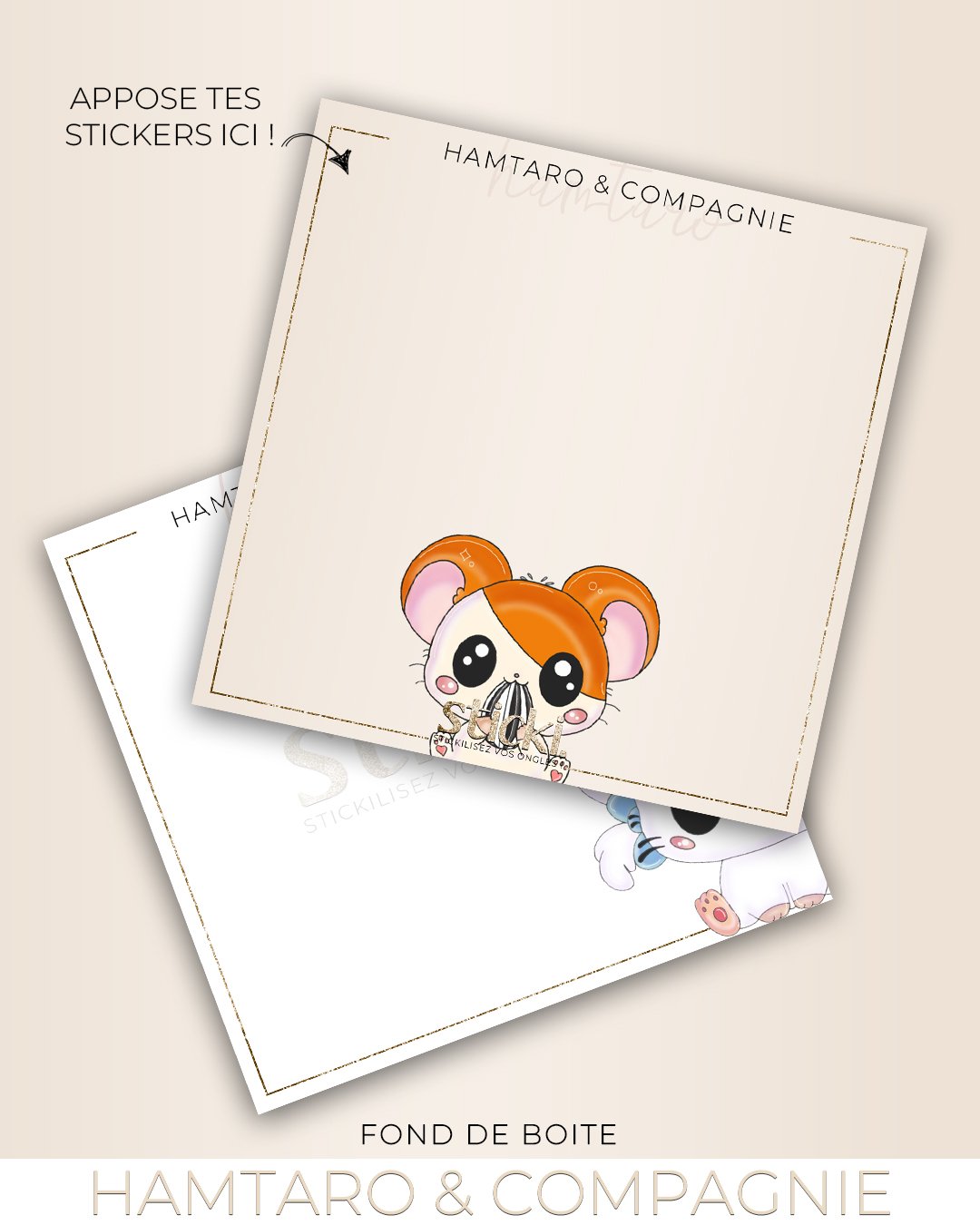 FOND DE BOITE - HAMTARO
