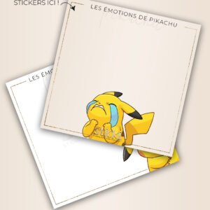 FOND DE BOITE - Les émotions de Pikachu