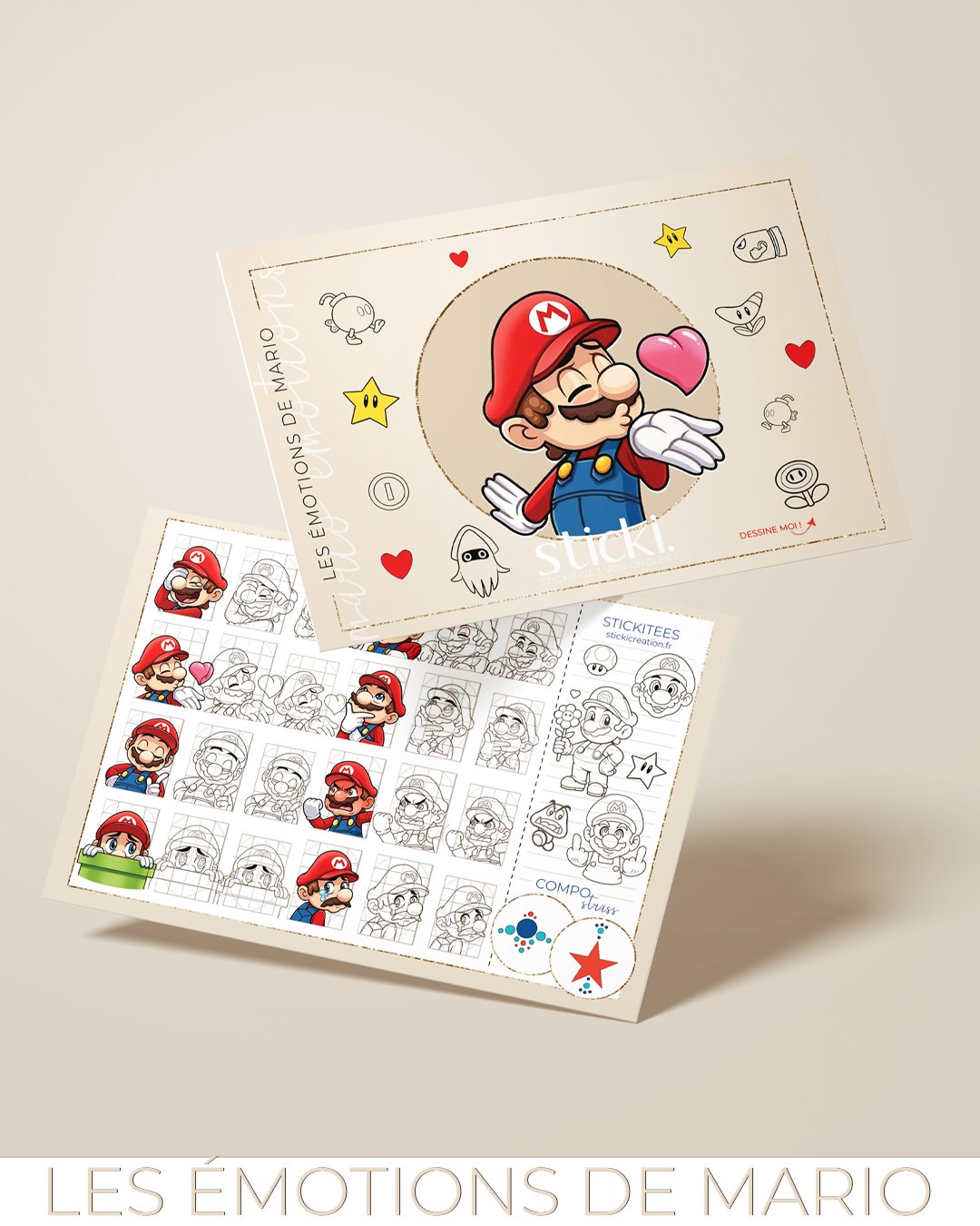 Planche - Les émotions de Mario