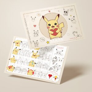 Planche - Les émotions de Pikachu
