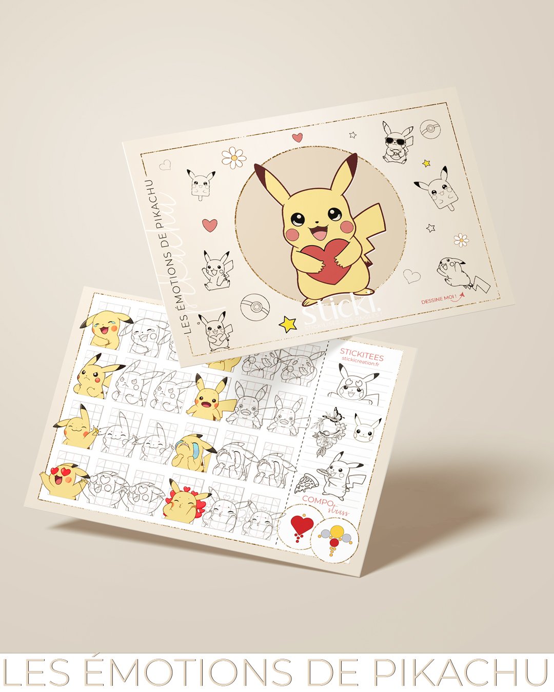 Planche - Les émotions de Pikachu