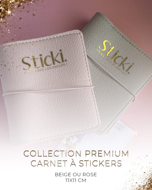 CARNET A STICKER - Edition Premium