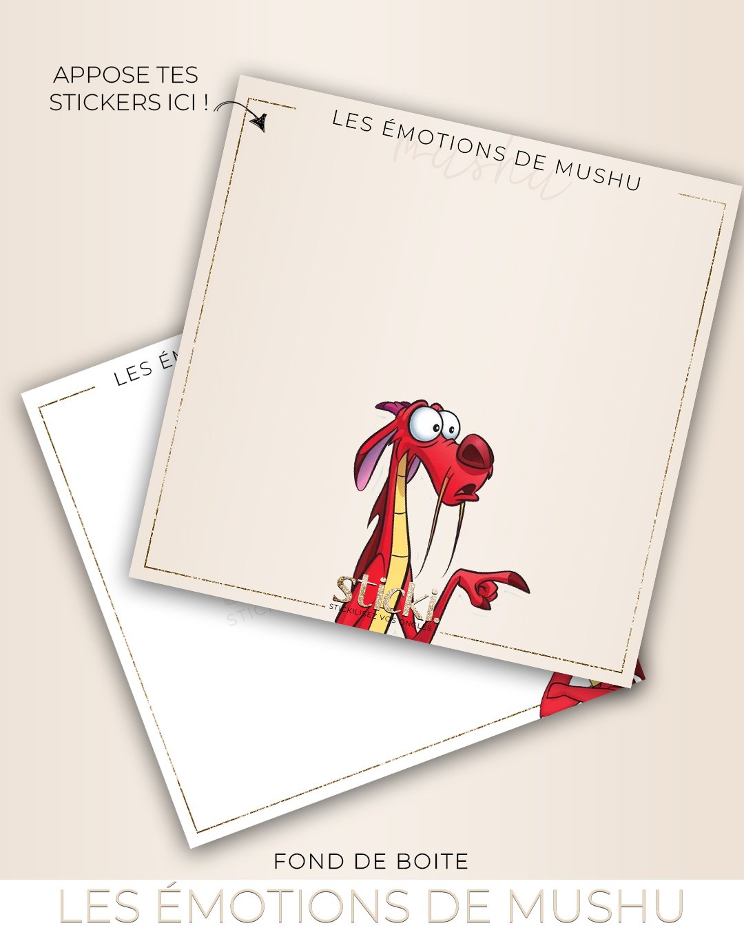 FOND DE BOITE - Les émotions de Mushu