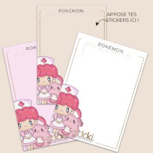 FOND DE CARNET - POKEMON