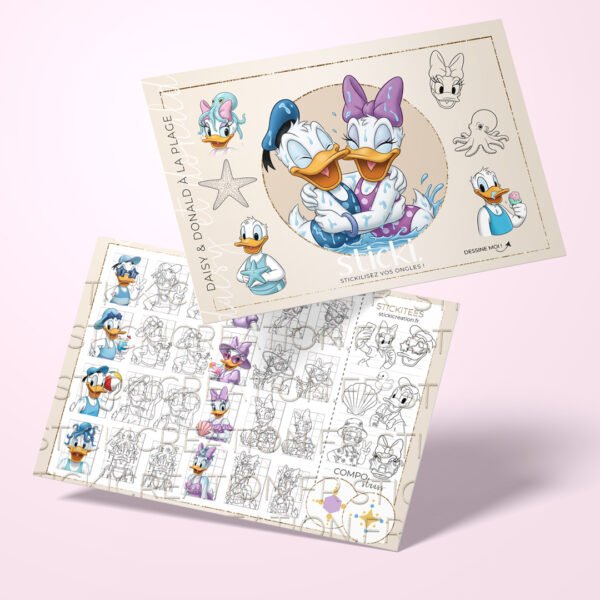 Planche - Donald Daisy Plage - Co.ETE