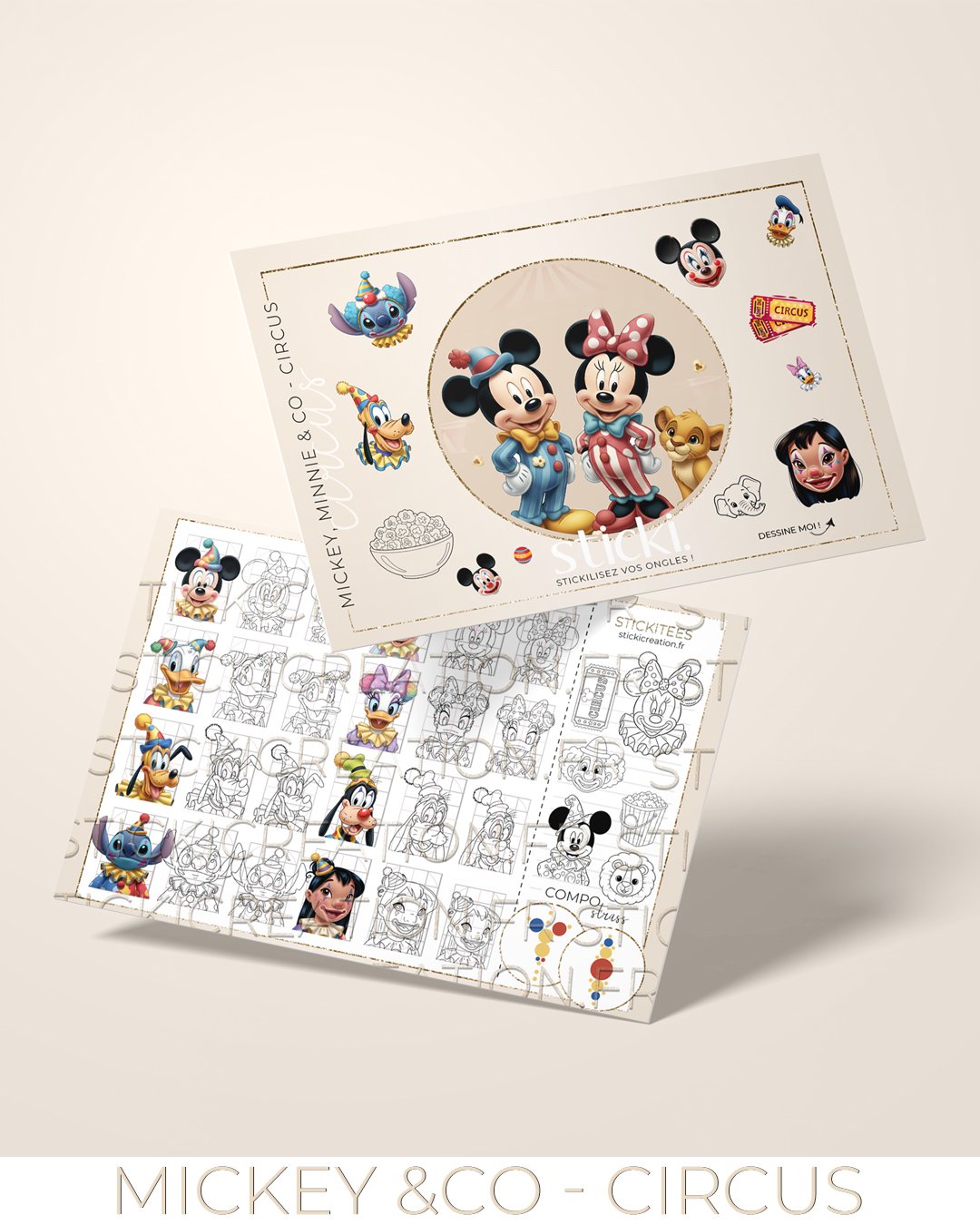 Planche - Mickey & CO CIRCUS - CO.Summer