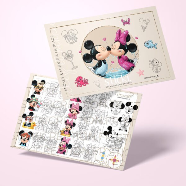 Planche - Mickey Minnie Plage - Co.ETE