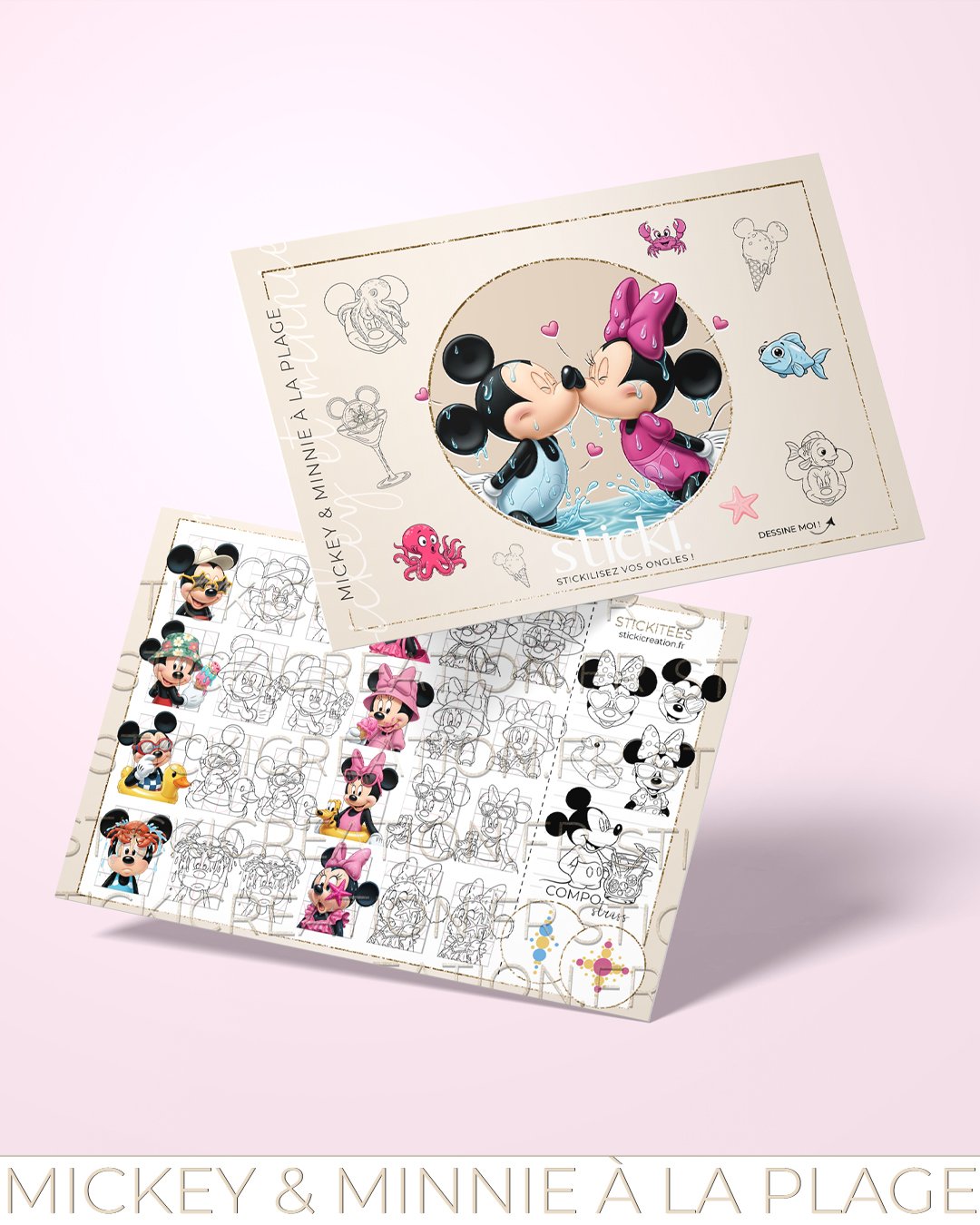 Planche - Mickey &Minnie à la Plage - CO.Summer