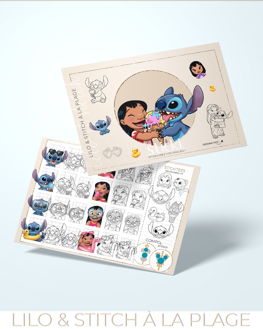 Planche - Lilo & Stitch à la Plage - CO.Summer