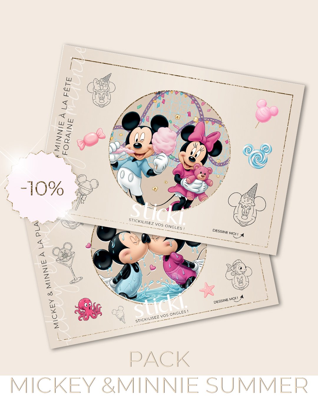PACK - Mickey &Minnie - CO.Summer