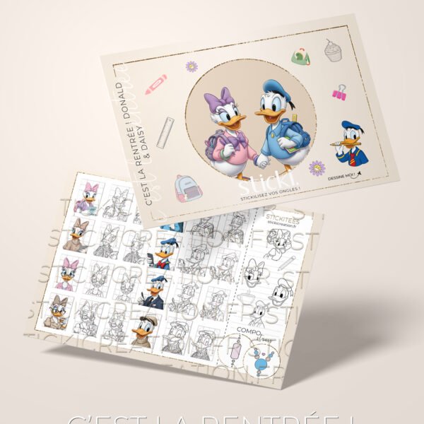 Planche - Daisy & Donald - Co.Rentrée Scolaire