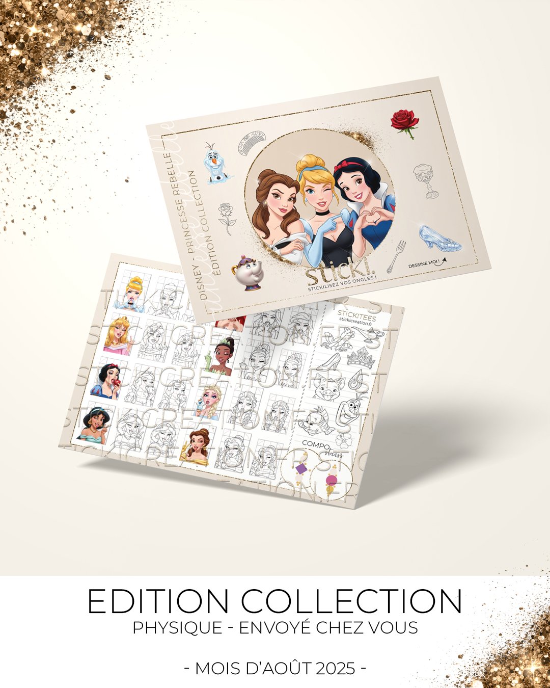 Planche Edition COLLECTION – Princesse Rebelle – Août