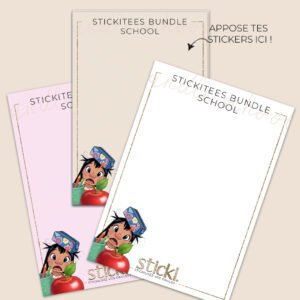 FOND DE CARNET - Bundle School - C'est la rentrée ! Co Aout