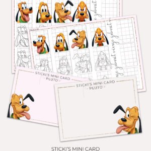 STICKI'S MINI CARD - Pluto