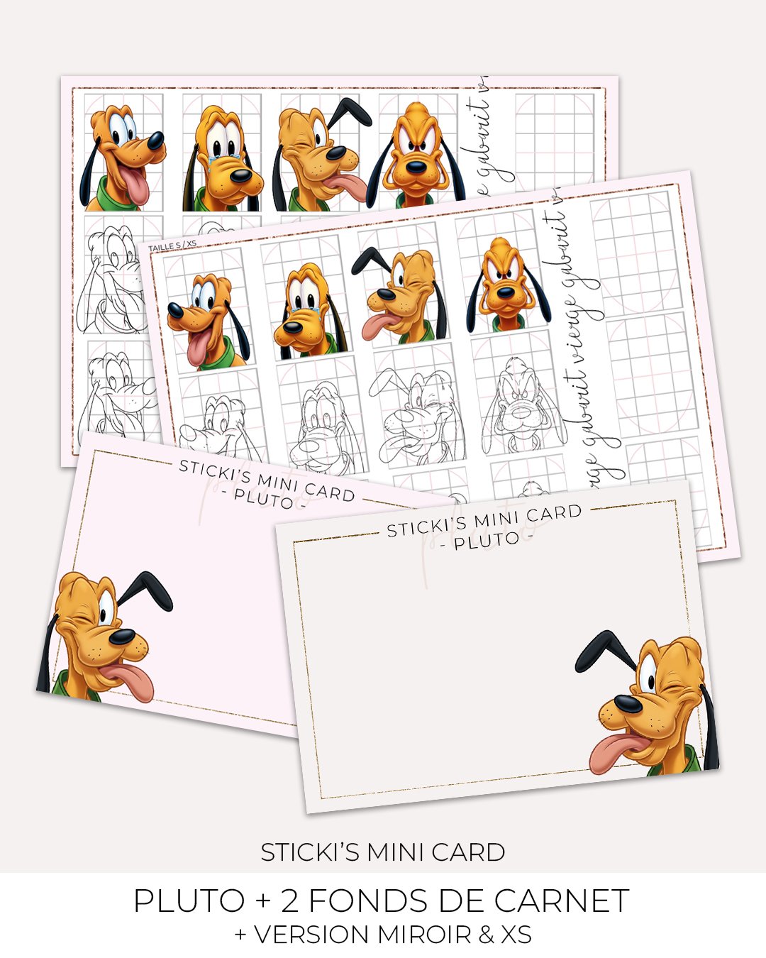 STICKI'S MINI CARD - Pluto
