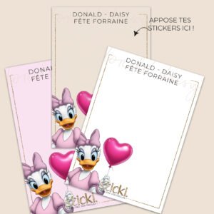 FOND DE CARNET - Daisy Donald Fête forraine