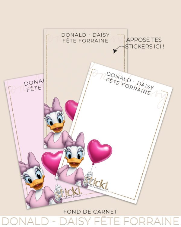 FOND DE CARNET - Daisy Donald Fête forraine
