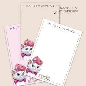 FOND DE CARNET - Marie à la Plage