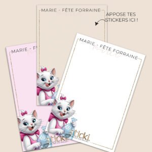 FOND DE CARNET - Marie à la Fête forraine