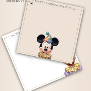 FOND DE BOITE - MICKEY & CO CIRCUS - CO. Summer