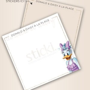 FOND DE BOITE - DONALD & DAISY A LA PLAGE - CO. Summer