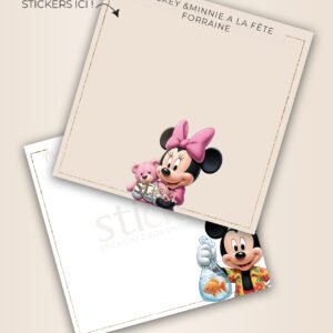 FOND DE BOITE - Mickey & Minnie fête forraine - CO. Summer