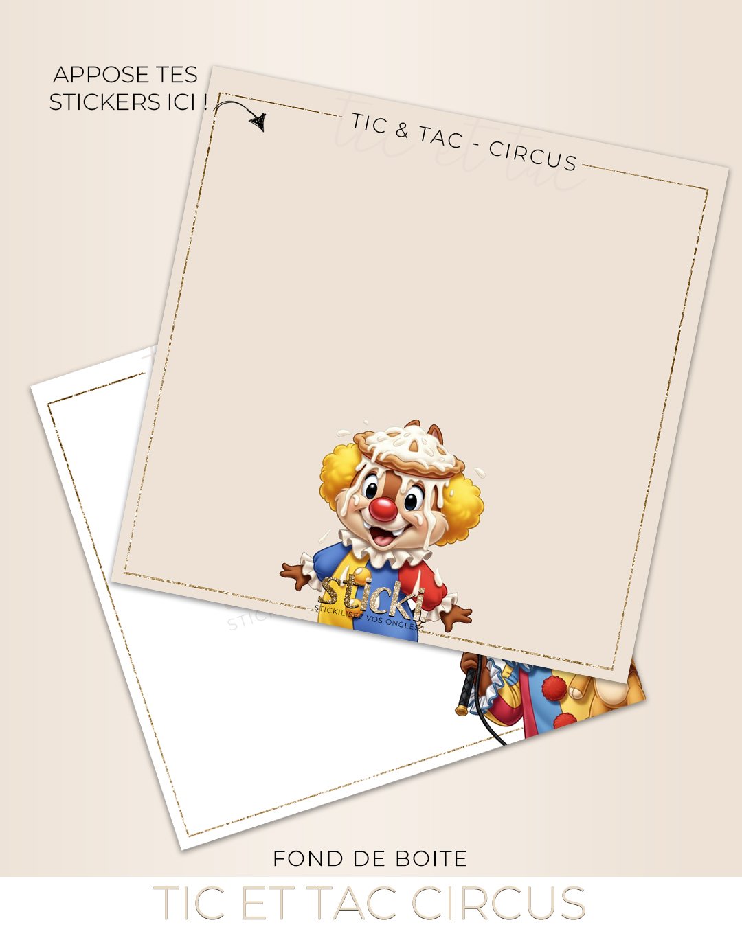 FOND DE BOITE - Tic & Tac circus - CO. Summer