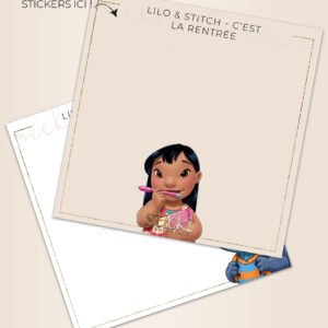 FOND DE BOITE - Lilo & Stitch - C'est la Rentrée ! - CO AOUT