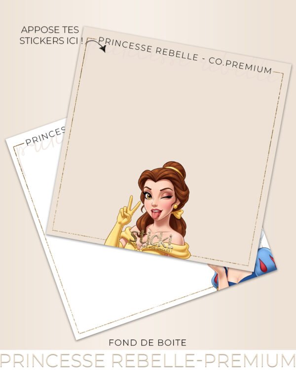 FOND DE BOITE - PRINCESSE REBELLE- CO. PREMIUM