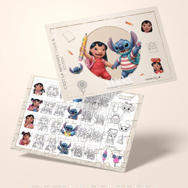 Planche - LILO & STITCH - Co.Rentrée Scolaire