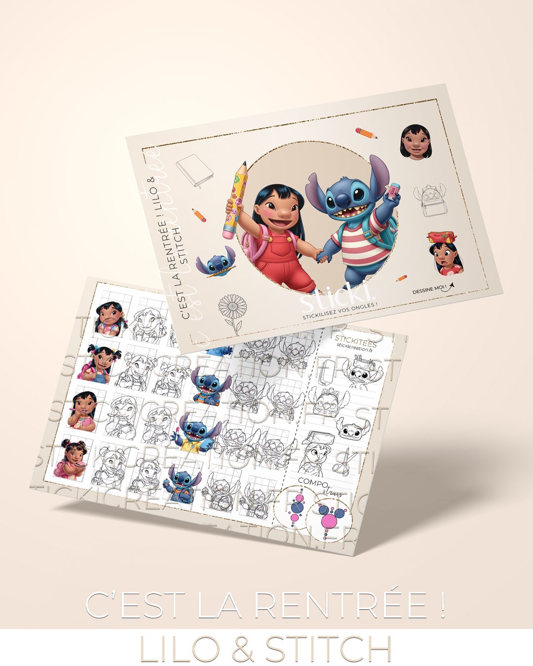 Planche - Lilo & Stitch - C'est la Rentrée !