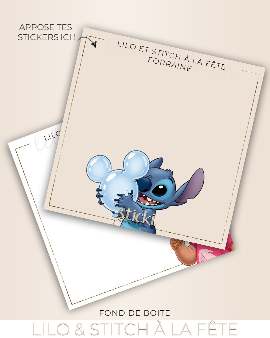 FOND DE BOITE - LILO & STITCH A LA FETE FORRAINE - CO. Summer