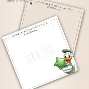 FOND DE BOITE - DONALD & DAISY A LA FETE FORRAINE - CO. Summer