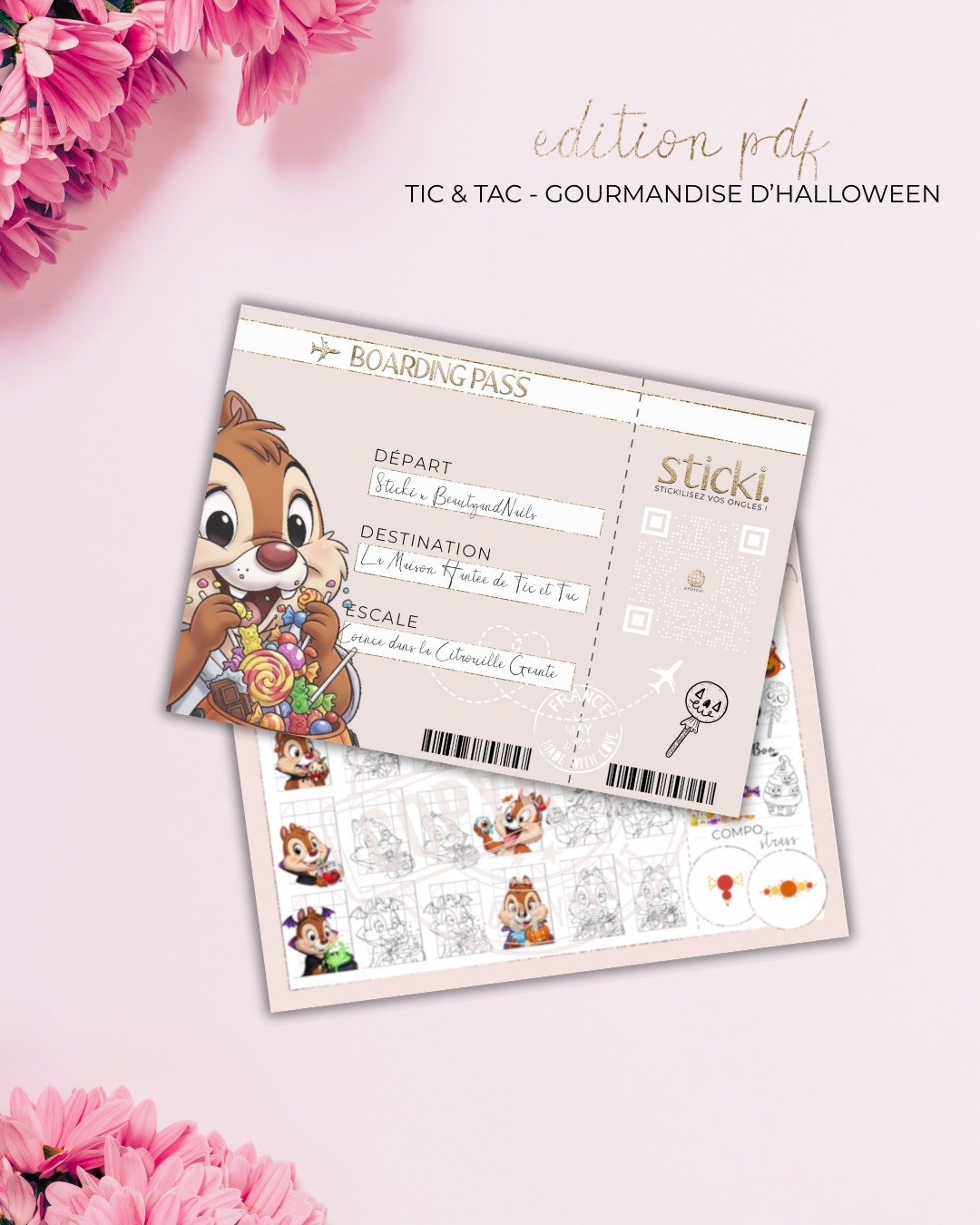 Planche - TIC & TAC GOURMANDISE - CO.Halloween