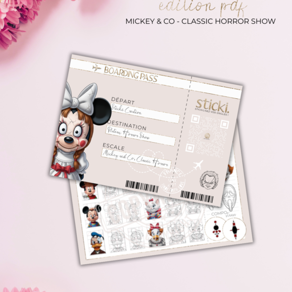 Planche - Mickey & Co - Horror Show - CO. HALLOWEEN