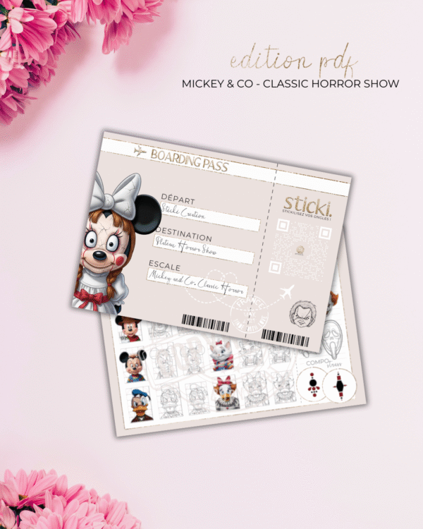 Planche - Mickey & Co - Horror Show - CO. HALLOWEEN